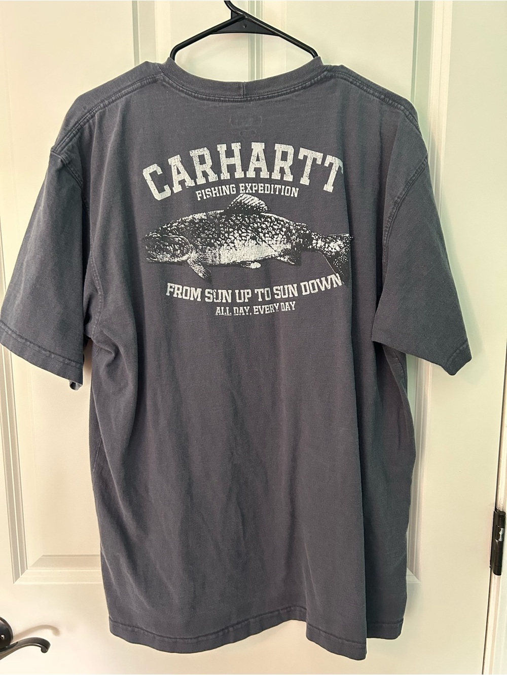 Carhartt Short Sleeve Logo Tee - gray - Picture 6 of 8